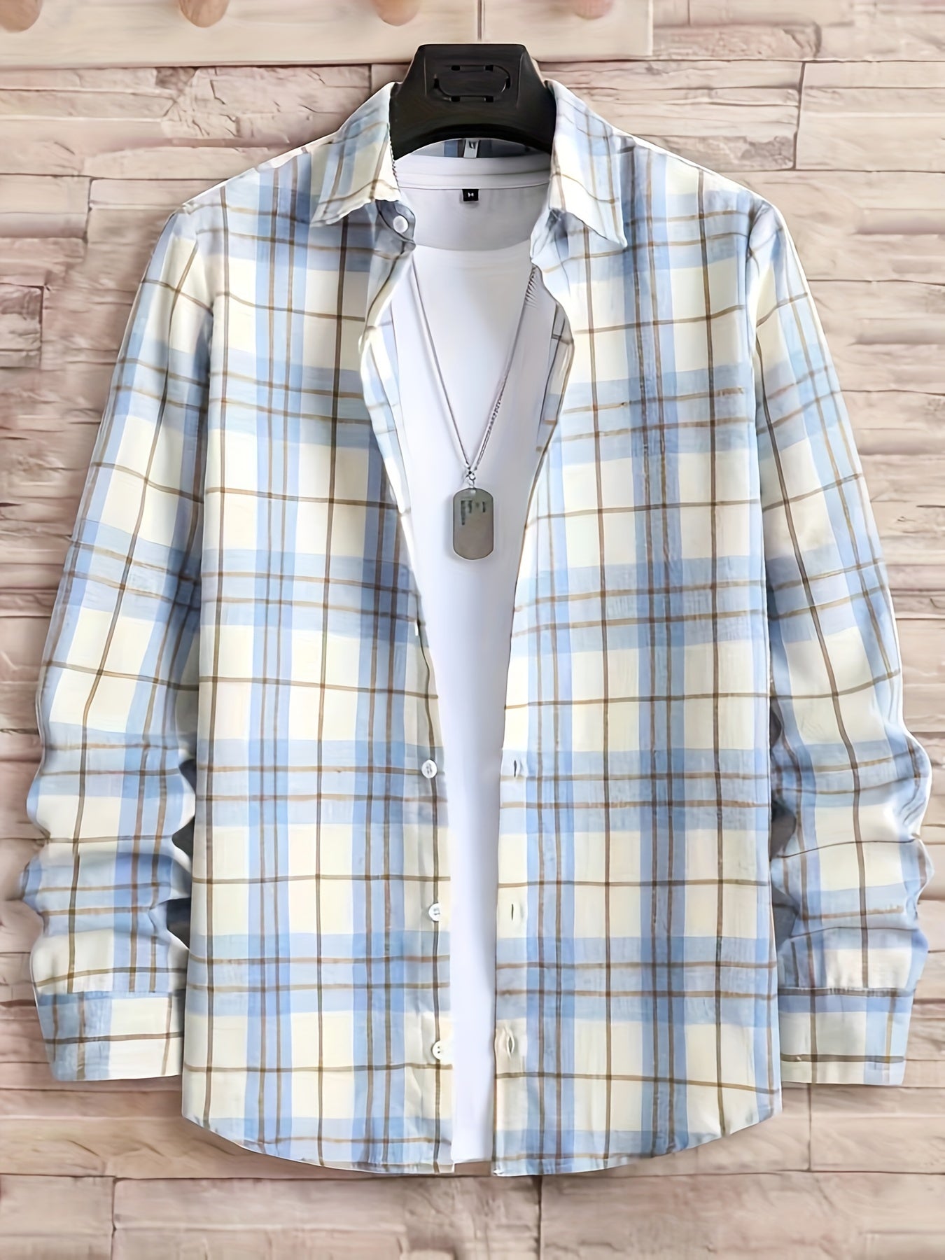 Modern Plaid Flannel Shirt