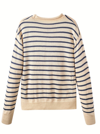 Timeless Striped Knit Sweater