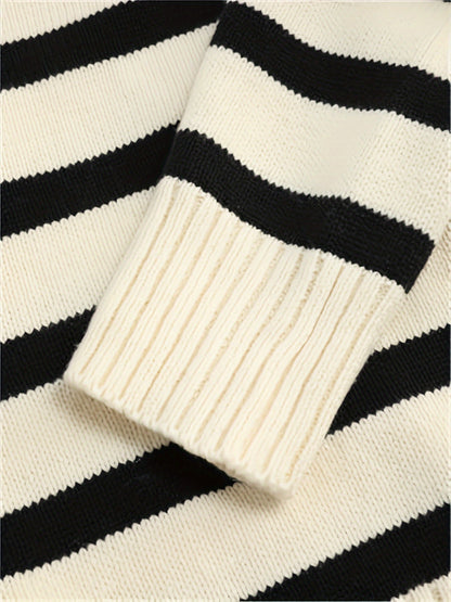 Classic Striped Knit Pullover