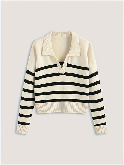 Classic Striped Knit Pullover