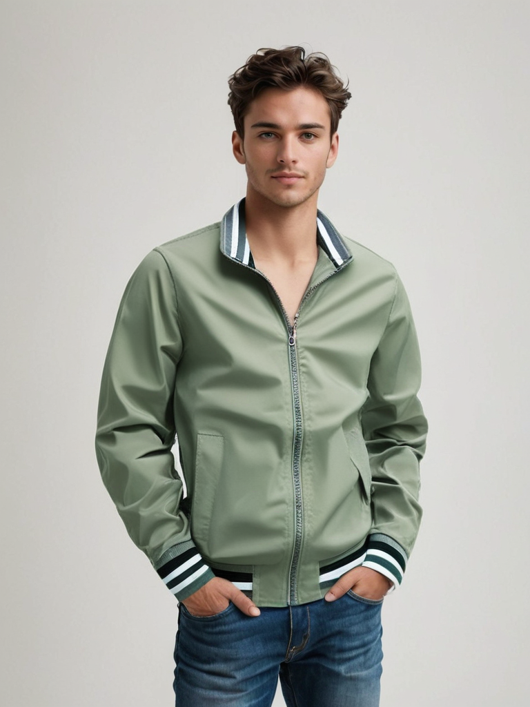 Evergreen Edge™ Varsity Bomber Jacket