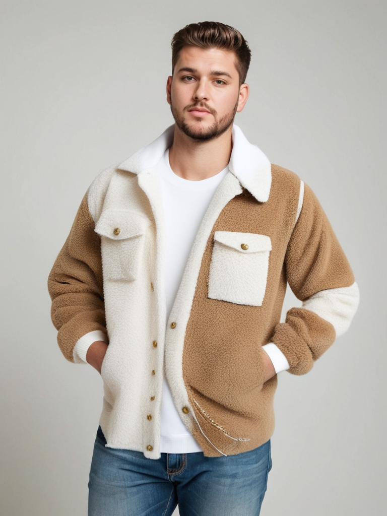 CozyEdge™ Two-Tone Sherpa Jacket