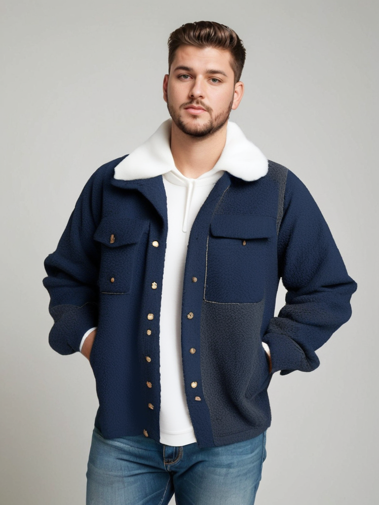 CozyEdge™ Two-Tone Sherpa Jacket