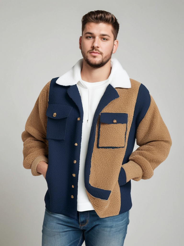 CozyEdge™ Two-Tone Sherpa Jacket