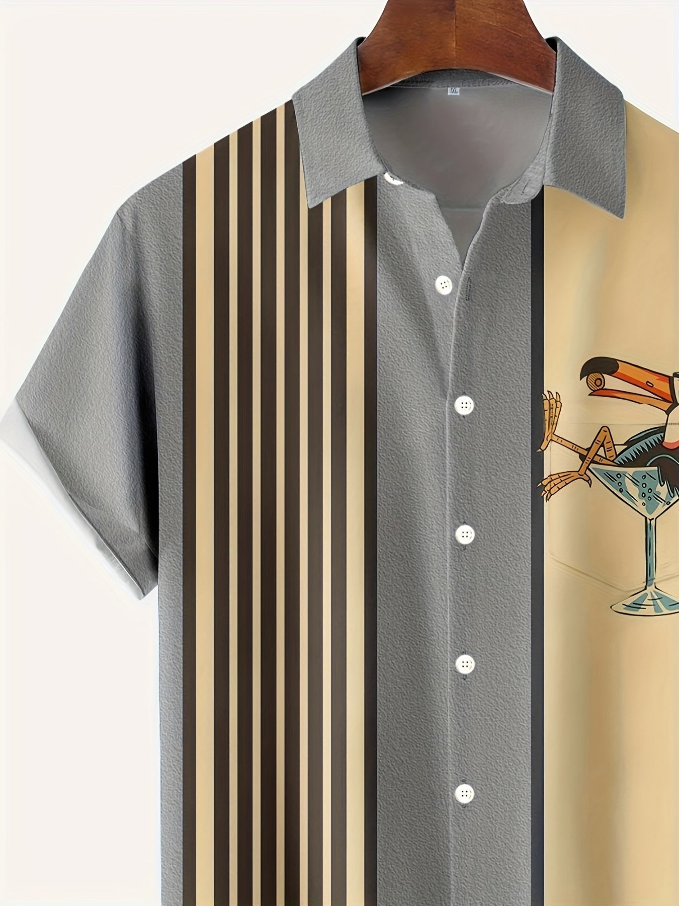 Vibrant Toucan Graphic Shirt