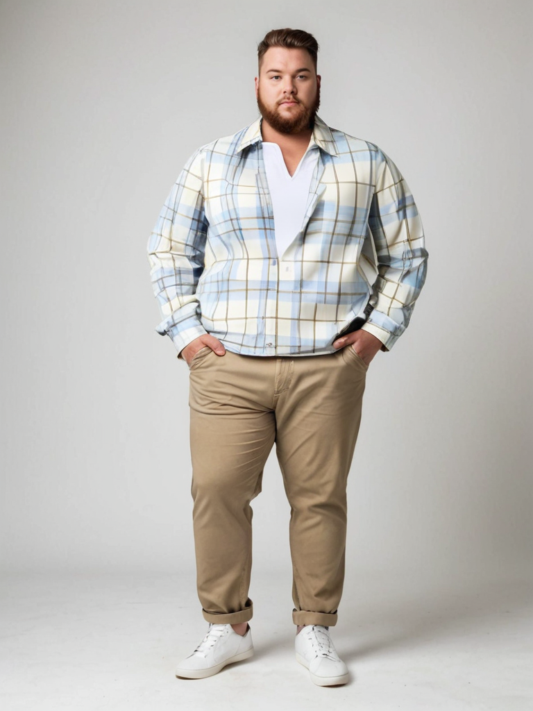 Modern Plaid Flannel Shirt