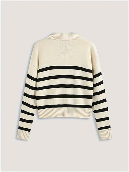 Classic Striped Knit Pullover