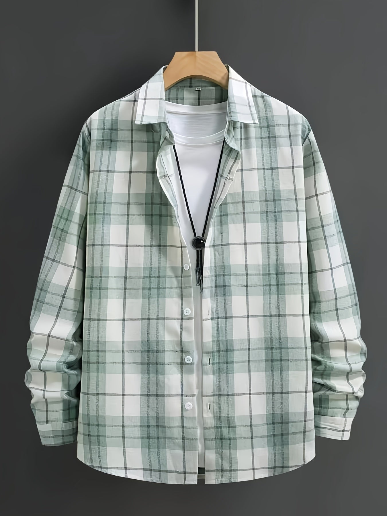 Modern Plaid Flannel Shirt