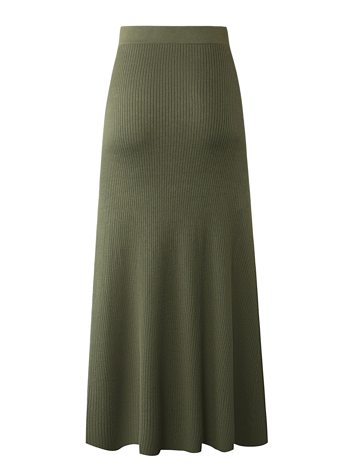 Ribbed Knit Maxi Skirt - Timeless Elegance