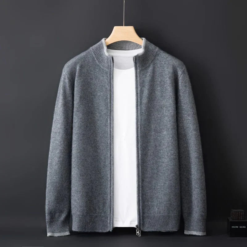 CashmereJacket: Luxurious Riku Cashmere Zip Jacket