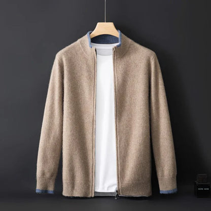 CashmereJacket: Luxurious Riku Cashmere Zip Jacket