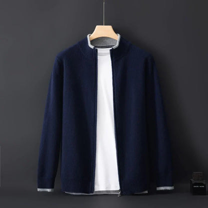 CashmereJacket: Luxurious Riku Cashmere Zip Jacket