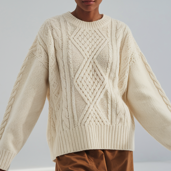 Classic Cable-Knit Sweater