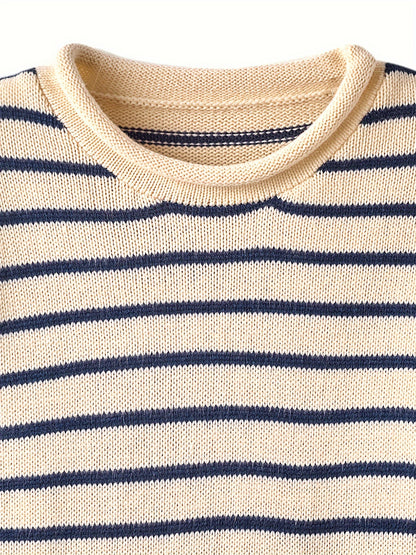 Timeless Striped Knit Sweater