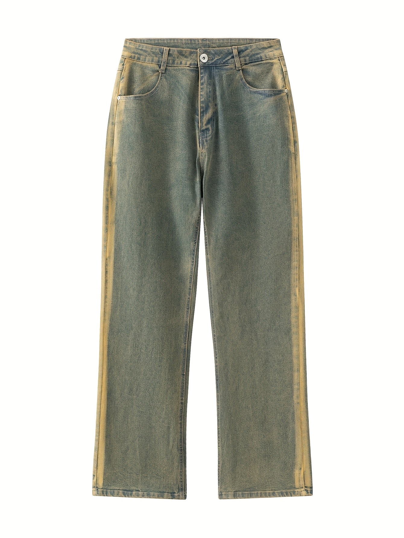 All-Season Yellow Clay Denim Pants