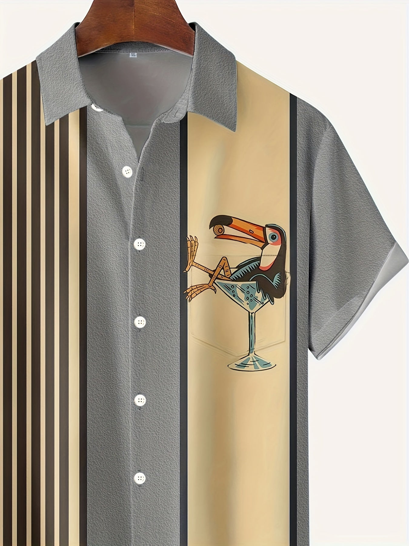 Vibrant Toucan Graphic Shirt