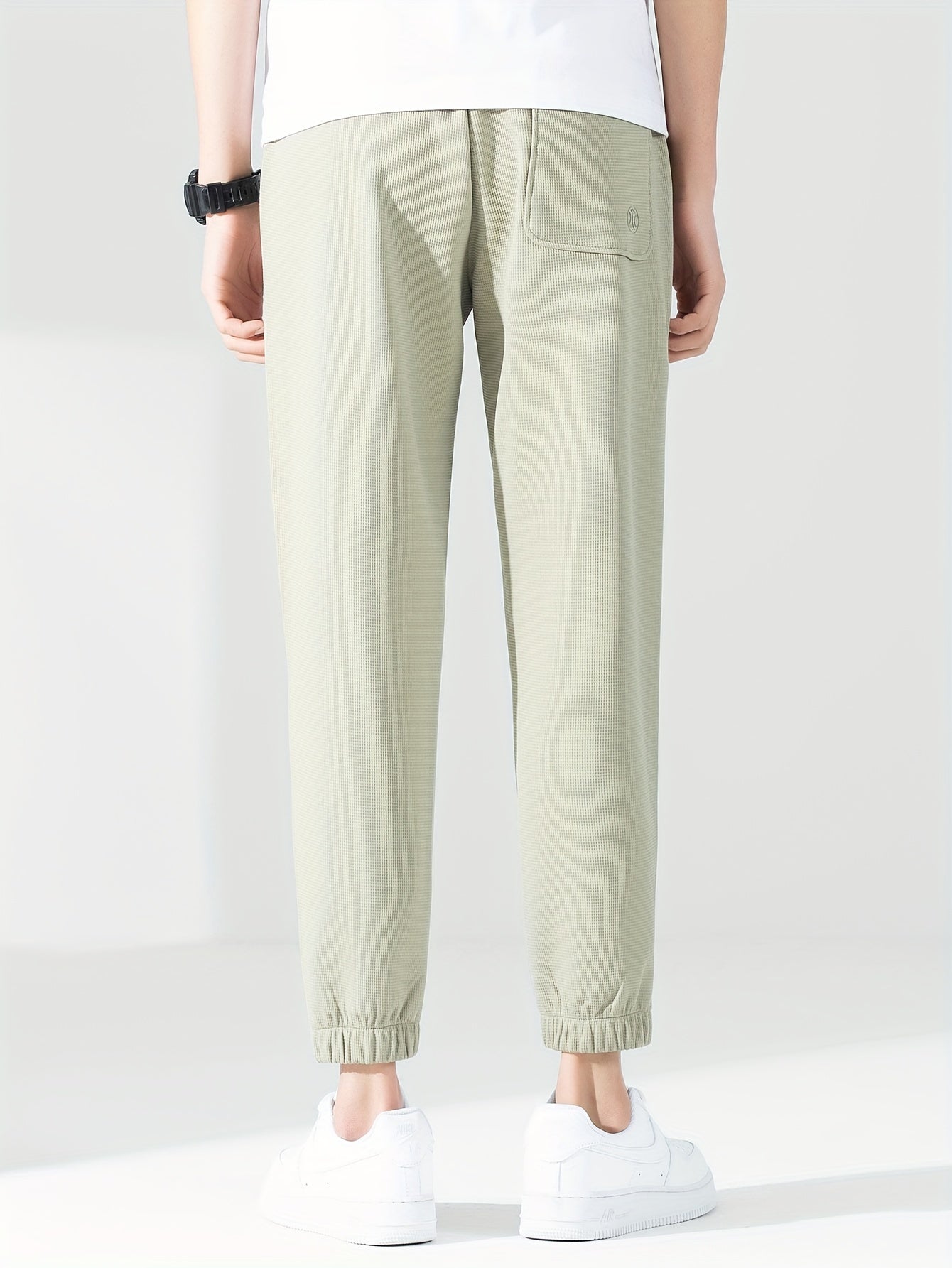 Effortless Comfort: Lightweight Sage Green Joggers