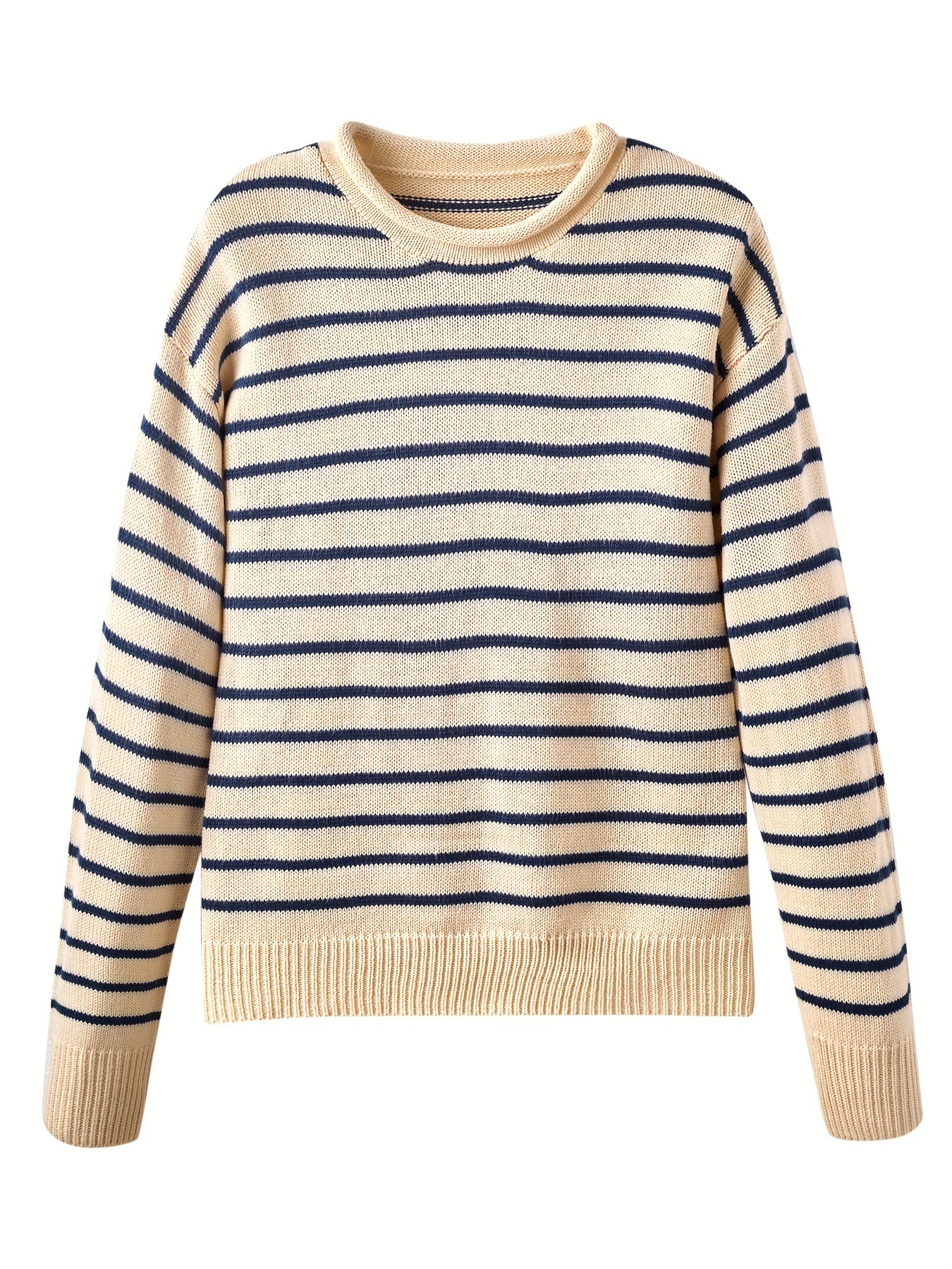 Timeless Striped Knit Sweater