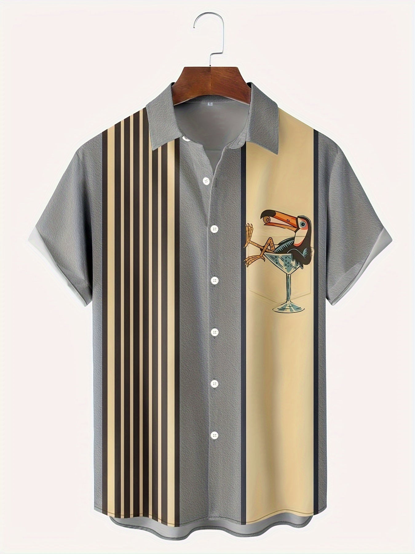 Vibrant Toucan Graphic Shirt